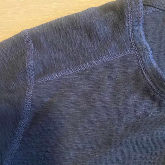 WINGS & HORNS navy henley, size M - Picture 7 of 9